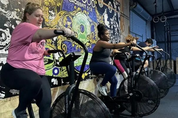 Voodoo CrossFit 512 Women on Bikes